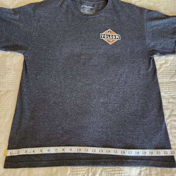 Volcom Men's size Large tee dark gray - Picture 7 of 9